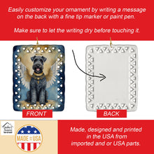 Load image into Gallery viewer, Kerry Blue Terrier My Angel Porcelain Ornament