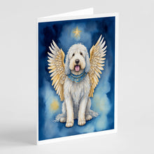 Load image into Gallery viewer, Komondor My Angel Greeting Cards - Blank Note Cards – 8-Pack of Artist-Designed Cards with Envelopes