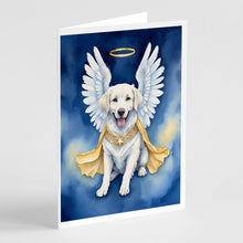 Load image into Gallery viewer, Kuvasz My Angel Greeting Cards - Blank Note Cards – 8-Pack of Artist-Designed Cards with Envelopes