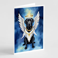 Load image into Gallery viewer, Black Labrador Retriever My Angel Greeting Cards - Blank Note Cards – 8-Pack of Artist-Designed Cards with Envelopes
