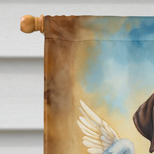Load image into Gallery viewer, Chocolate Labrador Retriever My Angel House Flag