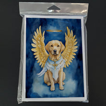 Load image into Gallery viewer, Yellow Chocolate Labrador Retriever My Angel Greeting Cards - Blank Note Cards – 8-Pack of Artist-Designed Cards with Envelopes