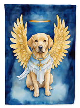 Load image into Gallery viewer, Yellow Chocolate Labrador Retriever My Angel Garden Flag – Memorial or Christmas Dog Angel Decor