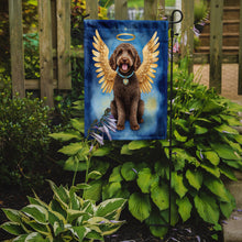 Load image into Gallery viewer, Labradoodle My Angel Garden Flag – Memorial or Christmas Dog Angel Decor