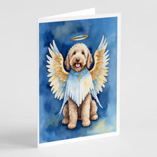 Load image into Gallery viewer, Labradoodle My Angel Greeting Cards - Blank Note Cards – 8-Pack of Artist-Designed Cards with Envelopes