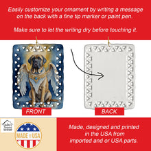 Load image into Gallery viewer, Mastiff My Angel Porcelain Ornament