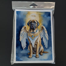 Load image into Gallery viewer, Mastiff My Angel Greeting Cards - Blank Note Cards – 8-Pack of Artist-Designed Cards with Envelopes