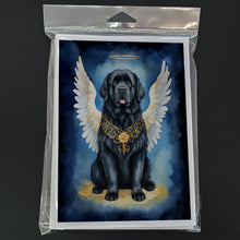 Load image into Gallery viewer, Newfoundland My Angel Greeting Cards - Blank Note Cards – 8-Pack of Artist-Designed Cards with Envelopes