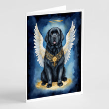 Load image into Gallery viewer, Newfoundland My Angel Greeting Cards - Blank Note Cards – 8-Pack of Artist-Designed Cards with Envelopes