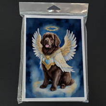 Load image into Gallery viewer, Newfoundland My Angel Greeting Cards - Blank Note Cards – 8-Pack of Artist-Designed Cards with Envelopes