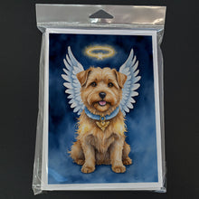 Load image into Gallery viewer, Norfolk Terrier My Angel Greeting Cards - Blank Note Cards – 8-Pack of Artist-Designed Cards with Envelopes