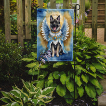 Load image into Gallery viewer, Norwegian Elkhound My Angel Garden Flag – Memorial or Christmas Dog Angel Decor