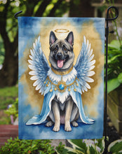 Load image into Gallery viewer, Norwegian Elkhound My Angel Garden Flag – Memorial or Christmas Dog Angel Decor