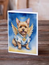 Load image into Gallery viewer, Norwich Terrier My Angel Greeting Cards - Blank Note Cards – 8-Pack of Artist-Designed Cards with Envelopes