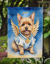 Load image into Gallery viewer, Norwich Terrier My Angel Garden Flag – Memorial or Christmas Dog Angel Decor