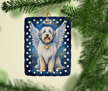 Load image into Gallery viewer, Old English Sheepdog My Angel Porcelain Ornament