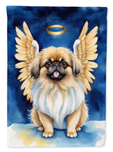 Load image into Gallery viewer, Pekingese My Angel Garden Flag – Memorial or Christmas Dog Angel Decor