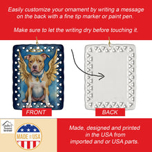 Load image into Gallery viewer, Pit Bull Terrier My Angel Porcelain Ornament