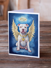 Load image into Gallery viewer, Pit Bull Terrier My Angel Greeting Cards - Blank Note Cards – 8-Pack of Artist-Designed Cards with Envelopes