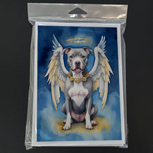 Load image into Gallery viewer, Pit Bull Terrier My Angel Greeting Cards - Blank Note Cards – 8-Pack of Artist-Designed Cards with Envelopes