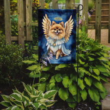 Load image into Gallery viewer, Pomeranian My Angel Garden Flag – Memorial or Christmas Dog Angel Decor