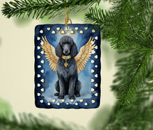 Load image into Gallery viewer, Black Poodle My Angel Porcelain Ornament