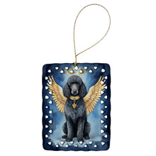 Load image into Gallery viewer, Black Poodle My Angel Porcelain Ornament