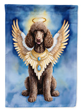 Load image into Gallery viewer, Chocolate Poodle My Angel House Flag