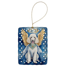 Load image into Gallery viewer, White Poodle My Angel Porcelain Ornament