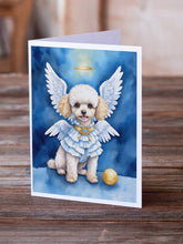 Load image into Gallery viewer, Poodle My Angel Greeting Cards - Blank Note Cards – 8-Pack of Artist-Designed Cards with Envelopes