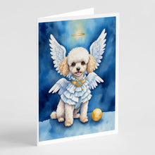 Load image into Gallery viewer, Poodle My Angel Greeting Cards - Blank Note Cards – 8-Pack of Artist-Designed Cards with Envelopes