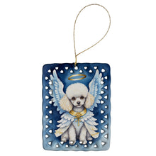 Load image into Gallery viewer, White Poodle My Angel Porcelain Ornament