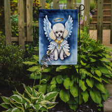 Load image into Gallery viewer, White Poodle My Angel Garden Flag – Memorial or Christmas Dog Angel Decor
