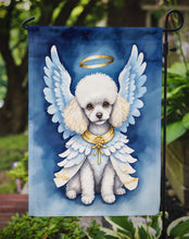 Load image into Gallery viewer, White Poodle My Angel Garden Flag – Memorial or Christmas Dog Angel Decor
