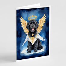 Load image into Gallery viewer, Portuguese Water Dog My Angel Greeting Cards - Blank Note Cards – 8-Pack of Artist-Designed Cards with Envelopes