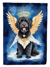 Load image into Gallery viewer, Portuguese Water Dog My Angel Garden Flag – Memorial or Christmas Dog Angel Decor