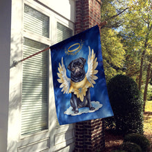Load image into Gallery viewer, Black Pug My Angel House Flag