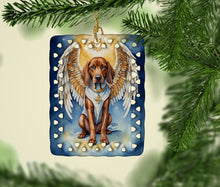 Load image into Gallery viewer, Redbone Coonhound My Angel Porcelain Ornament