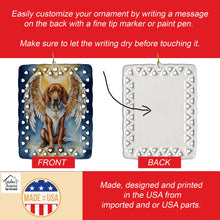 Load image into Gallery viewer, Redbone Coonhound My Angel Porcelain Ornament