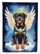 Load image into Gallery viewer, Rottweiler My Angel Garden Flag – Memorial or Christmas Dog Angel Decor