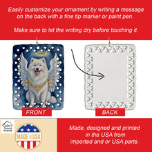 Load image into Gallery viewer, Samoyed My Angel Porcelain Ornament