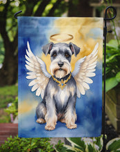 Load image into Gallery viewer, Schnauzer My Angel Garden Flag – Memorial or Christmas Dog Angel Decor