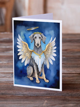 Load image into Gallery viewer, Scottish Deerhound My Angel Greeting Cards - Blank Note Cards – 8-Pack of Artist-Designed Cards with Envelopes