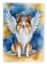 Load image into Gallery viewer, Sheltie My Angel Garden Flag – Memorial or Christmas Dog Angel Decor