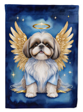 Load image into Gallery viewer, Shih Tzu My Angel Garden Flag – Memorial or Christmas Dog Angel Decor