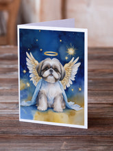 Load image into Gallery viewer, Shih Tzu My Angel Greeting Cards - Blank Note Cards – 8-Pack of Artist-Designed Cards with Envelopes