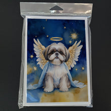 Load image into Gallery viewer, Shih Tzu My Angel Greeting Cards - Blank Note Cards – 8-Pack of Artist-Designed Cards with Envelopes