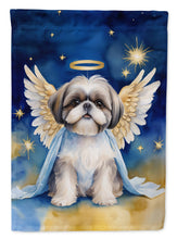 Load image into Gallery viewer, Shih Tzu My Angel Garden Flag – Memorial or Christmas Dog Angel Decor