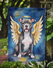 Load image into Gallery viewer, Staffordshire Bull Terrier My Angel Garden Flag – Memorial or Christmas Dog Angel Decor