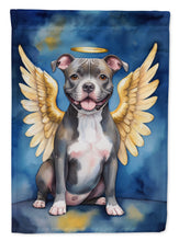 Load image into Gallery viewer, Staffordshire Bull Terrier My Angel Garden Flag – Memorial or Christmas Dog Angel Decor